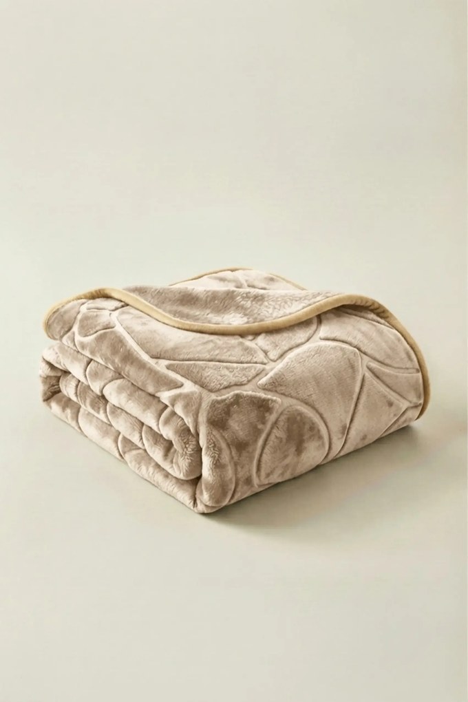 Deka LIV RAZENÝ taupe Rozmer: 200x220 cm