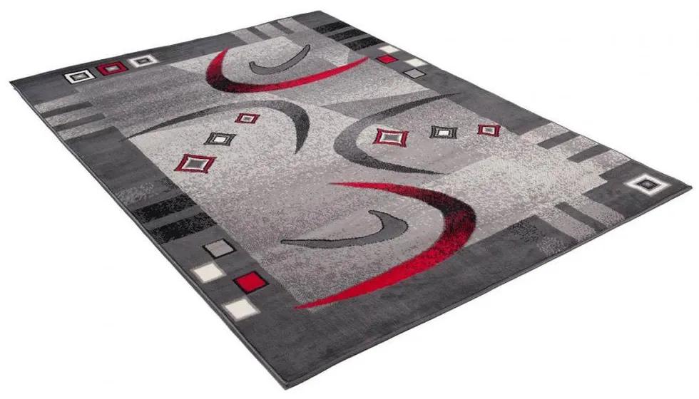 *Kusový koberec PP Bumerang šedý 220x300cm