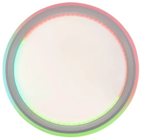 Leuchten Direkt 15154-16-LED RGB Stmievateľné stropné svietidlo EDGING 39W/230V+DO