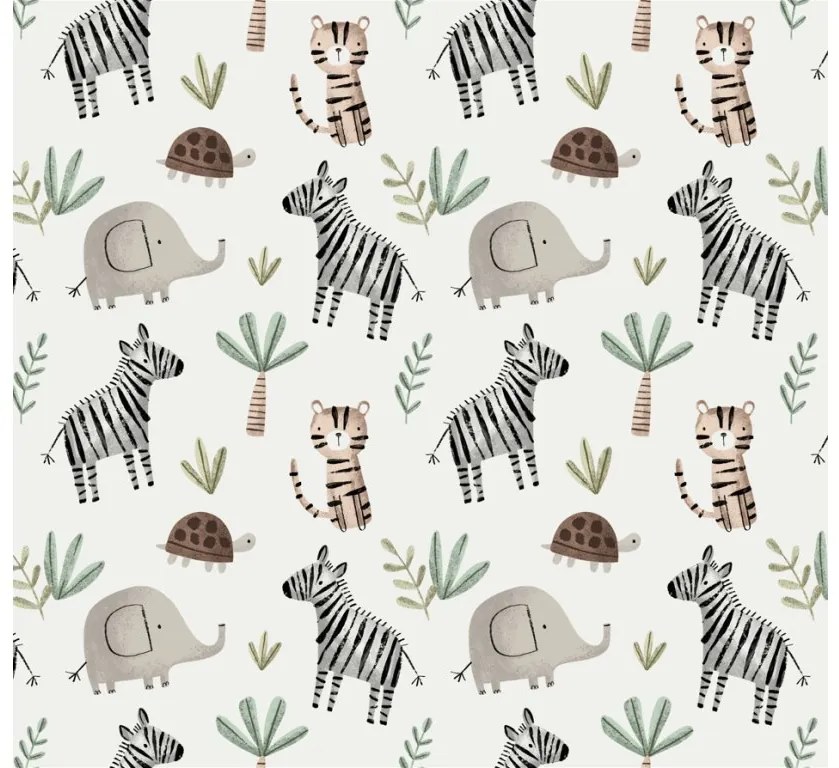 Sada 2 ks dekoračných obliečok na vankúš JUNGARI 40x60 cm, krémová