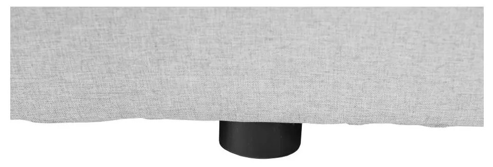 Boxspringová posteľ 180x200, svetlosivá, FERATA KOMFORT