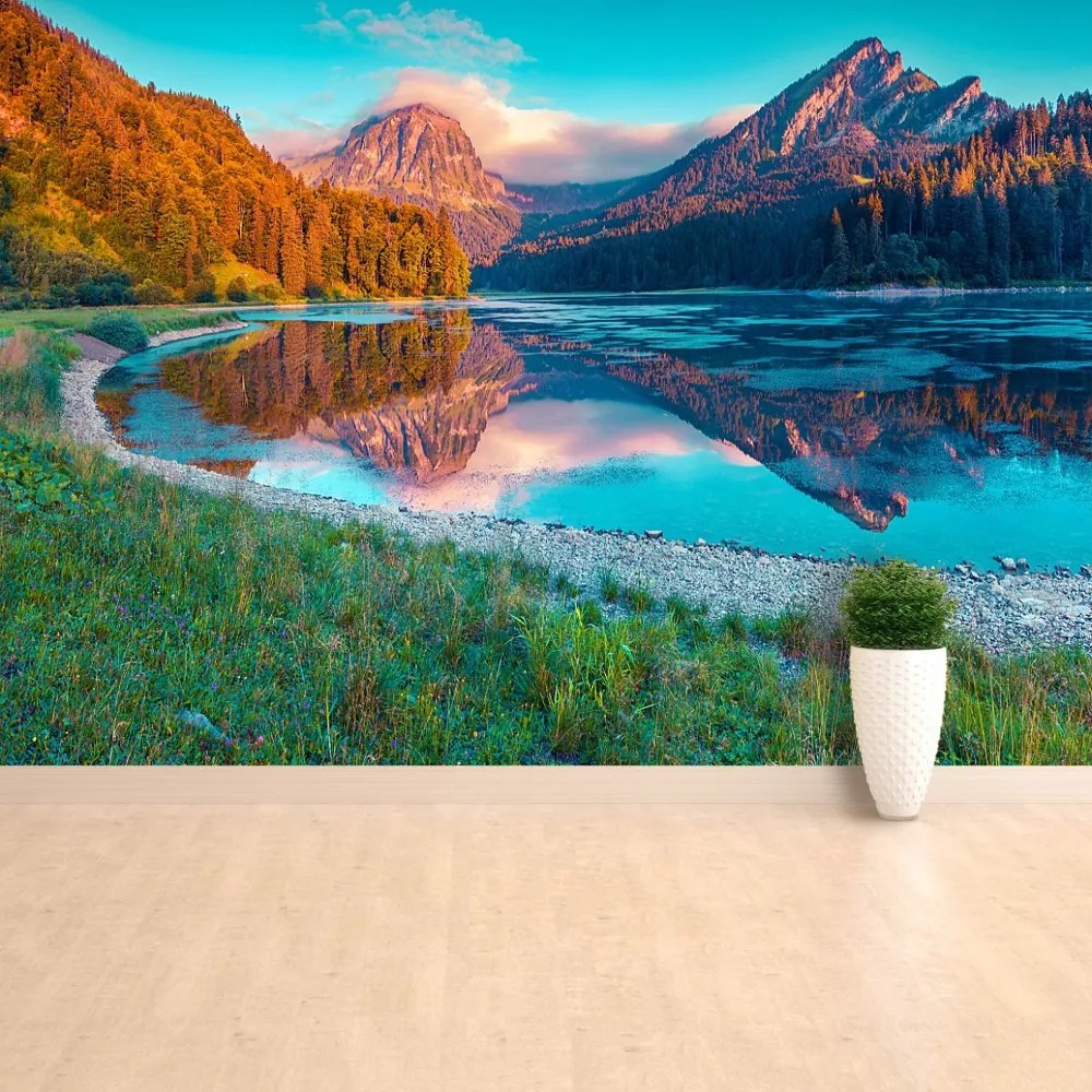 Fototapeta Vliesová Jazero obersee 152x104 cm