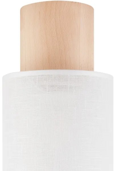 Stropné svietidlo ARI 1xE27/60W/230V pr. 16 cm biela buk