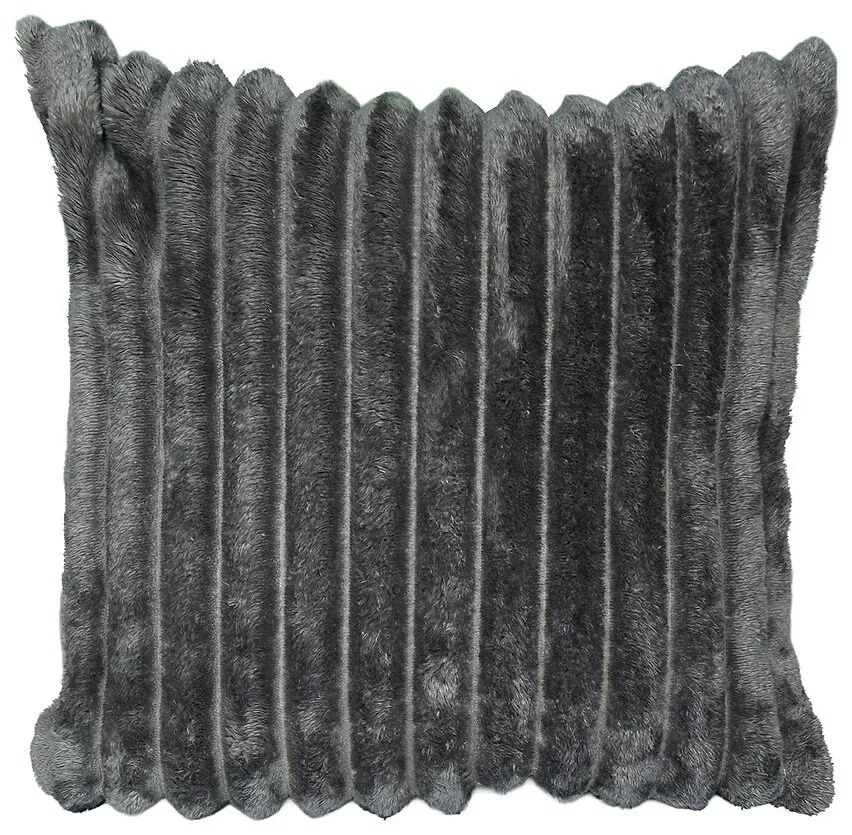 Obliečka na vankúš Laura 40x40 cm 11 tmavosivá