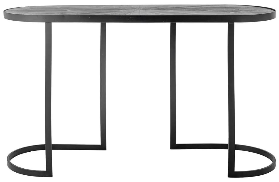Čierny konzolový stolík 38,5x110 cm Carter – Bloomingville