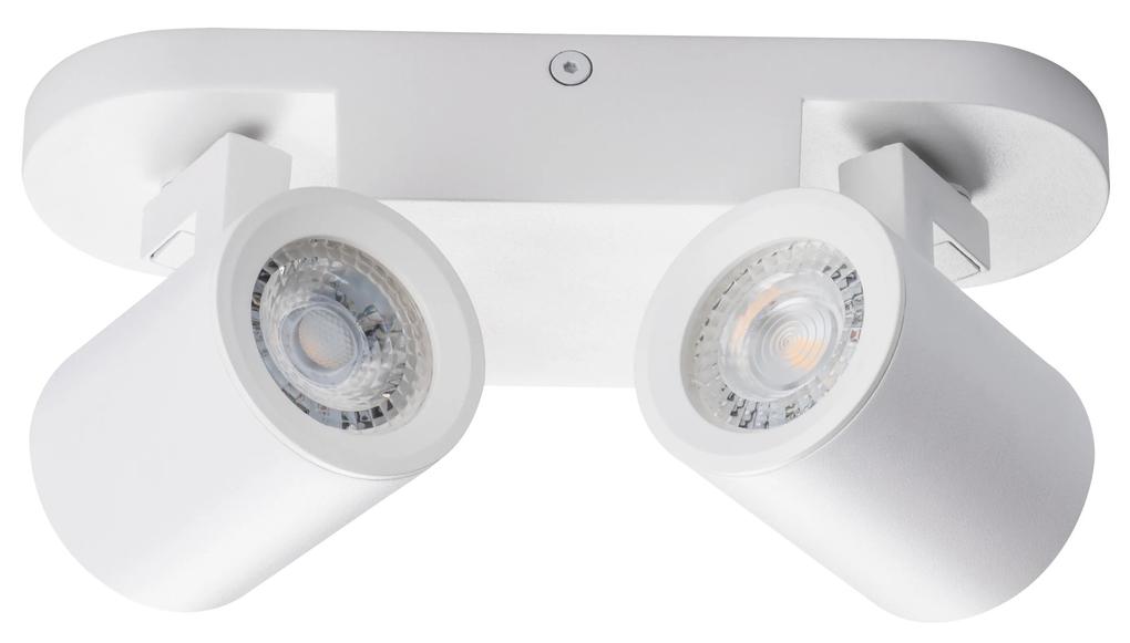 KANLUX Nástenné / stropné bodové osvetlenie PERINO, 2xGU10, 35W, biele