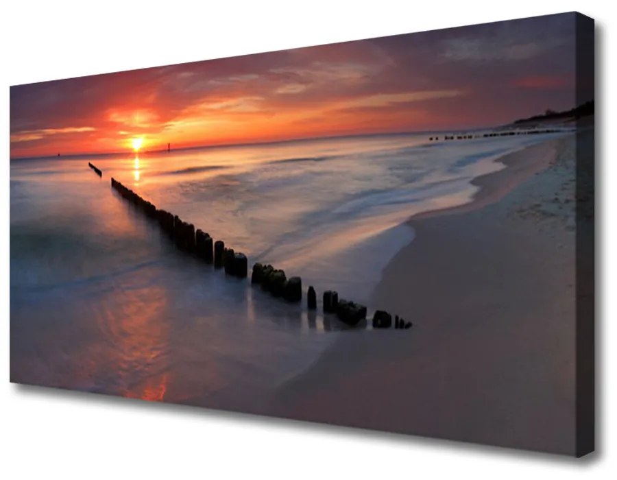 Obraz na plátne Pláž more príroda 140x70cm