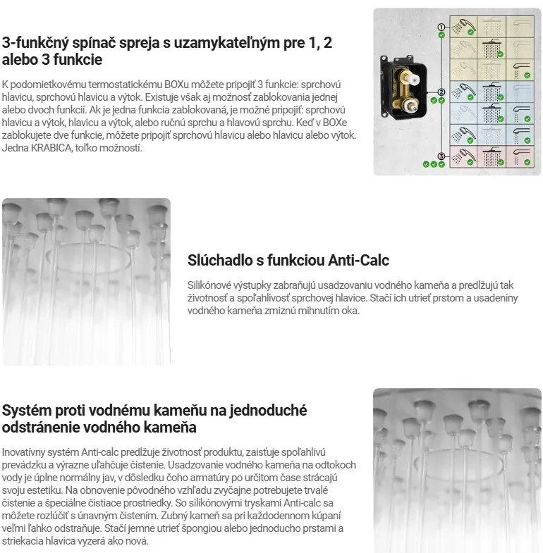 Deante Silia, sprchová súprava pod omietku, chrómová, DEA-BXYY0QSM