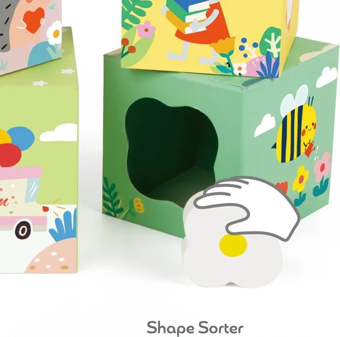 Puzzle Box Cube – Lesná pyramída 10 dielov