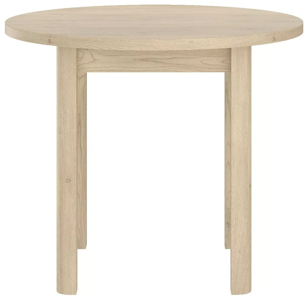 Okrúhly jedálenský stôl ADAM 80x80 cm, dekor dub Cremona Torro