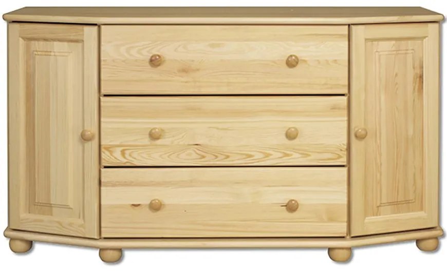 Komoda z Borovice KD131 surová