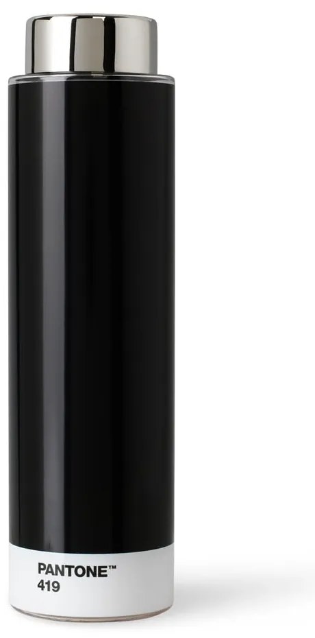 Čierna cestovná tritanová fľaša 500 ml Black 419 – Pantone