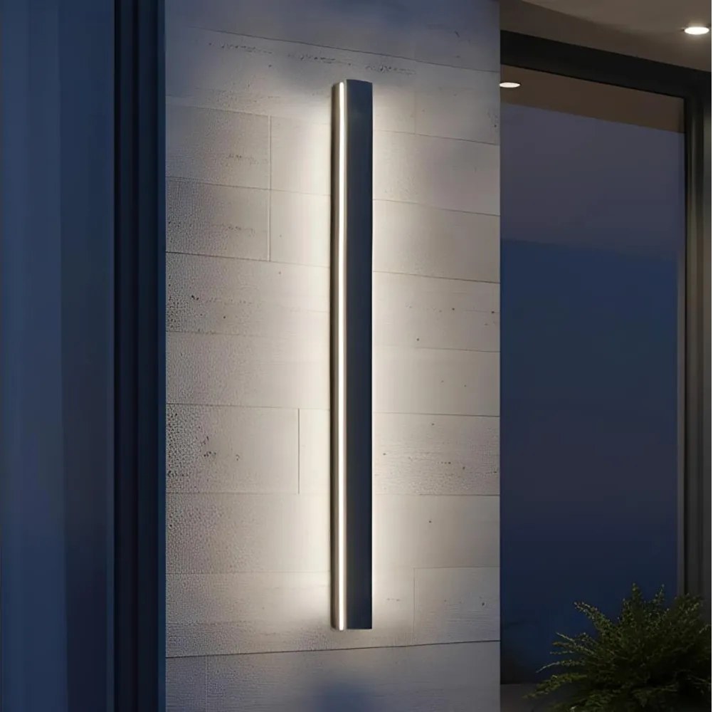 LED vonkajšie nástenné svietidlo MIRANA LED/25W/230V 4000K IP44 120 cm čierne