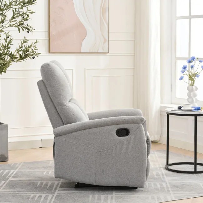 Polohovacie kreslo sivé TV-916 SIL2