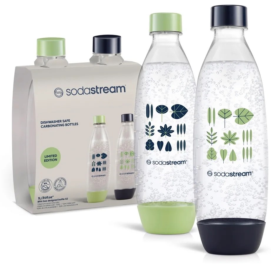 Sodastream Fľaša Fuse Green/Blue 2x 1 l, do umývačky