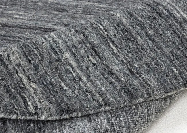 Koberec PURE UNI antracitový kruh