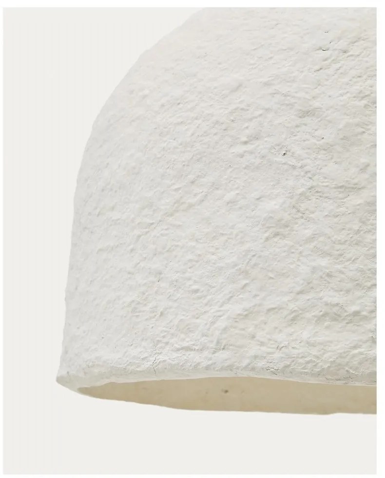 Biele závesné svietidlo ø 35 cm Sineu – Kave Home
