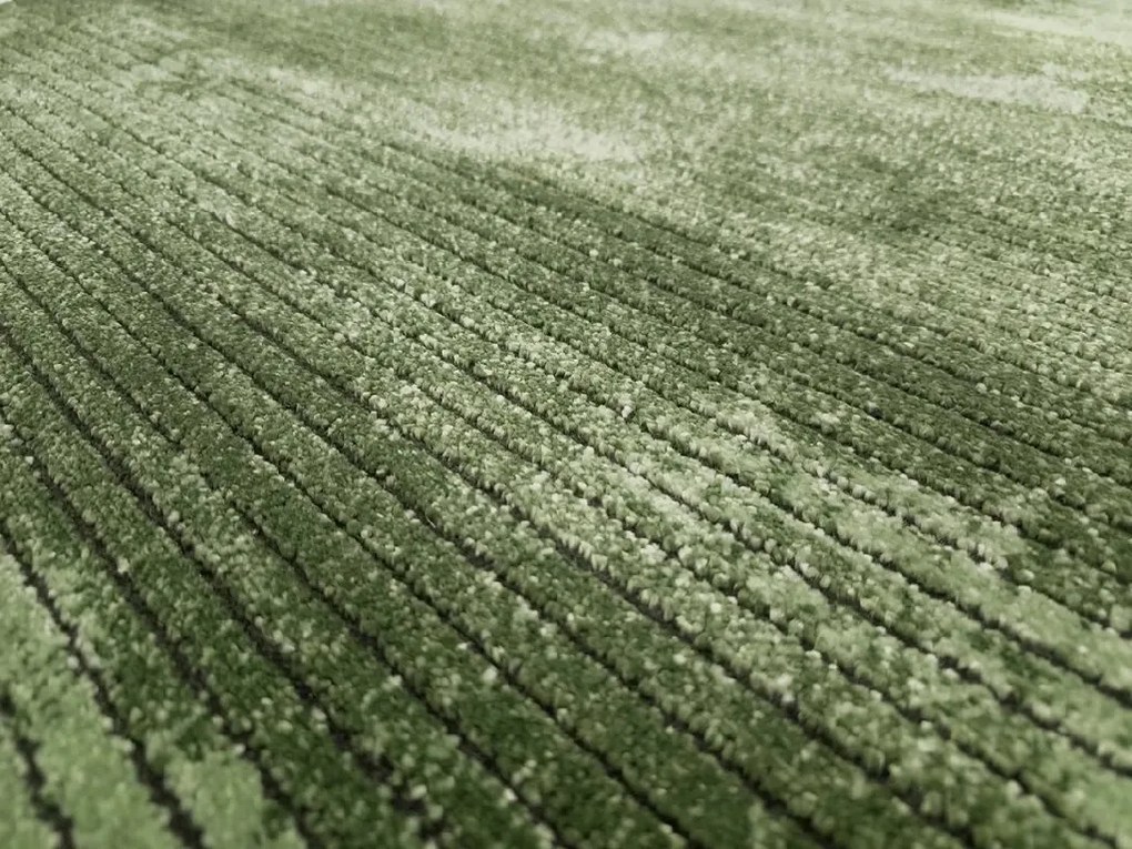 BE Koberec Eforia 9551 GREEN – zelený obdĺžnikový Rozmer: 60x100 cm