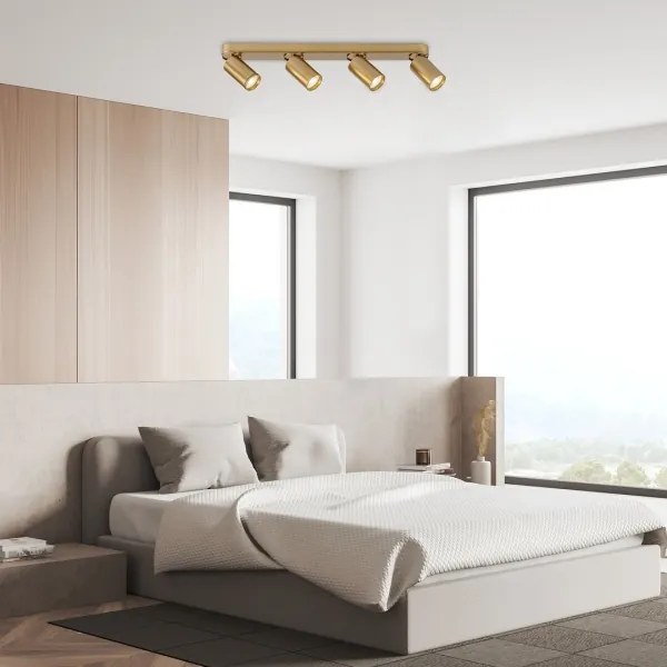 Rabalux 73078 - Bodové svietidlo MIRINA 4xGU10/5W/230V zlatá