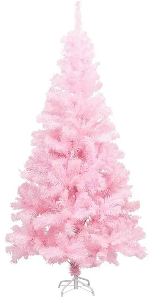 Umelý vianočný stromček ružový, v rôznych veľkostiach, 210 cm