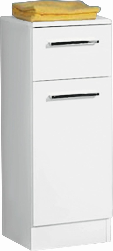 XXXLutz SPODNÁ SKRINKA, biela, biela, 30/81/33 cm Carryhome - Kúpeľňové skrinky - 001977012403