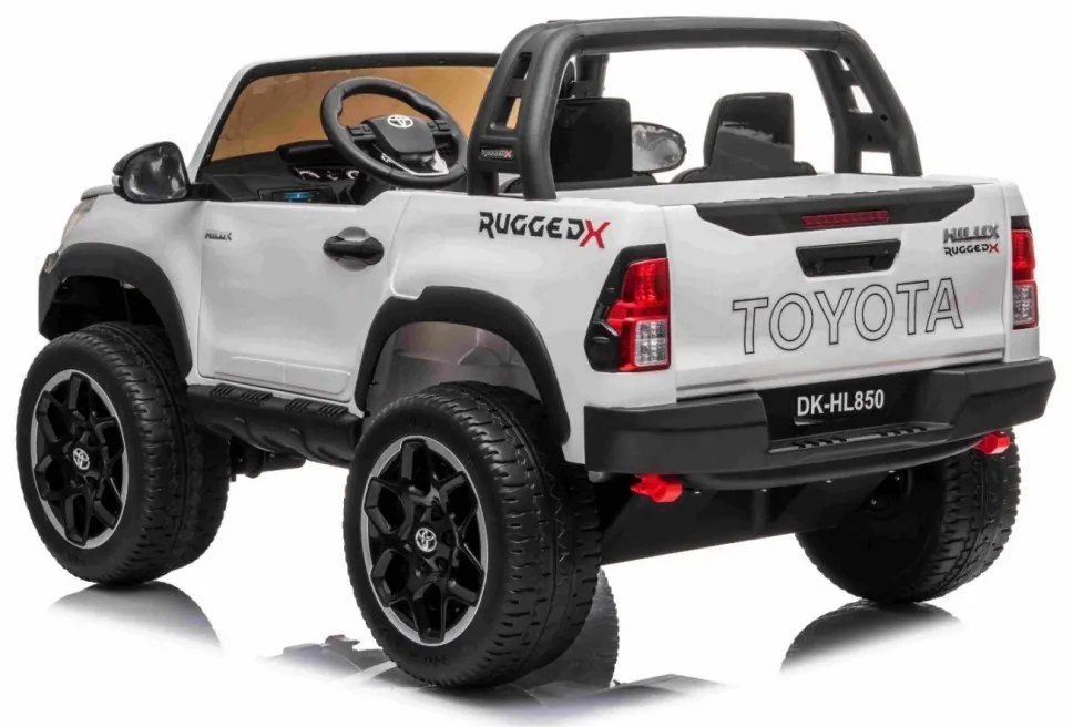 RAMIZ Elektrické autíčko - Toyota Hillux - nelakované - biele motor- 4 x 45W, - batéria 2 x 12V/7Ah - 2025