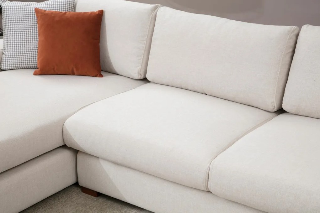 Rohová sedací souprava Loop 270 cm béžová levá