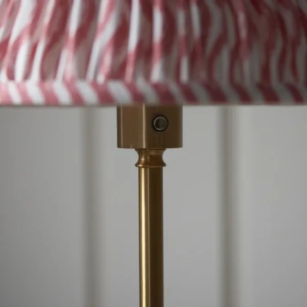 Endon 114786 - LED stmievateľná nabíjateľná stojacia lampa BURLEY LED/1,5W/5V mosadz/ružová