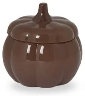 Storefactory Sklenená dóza Tekvica Brehult Brown 9 cm