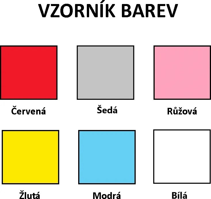 Detská drevená stolička z masívu - farebná