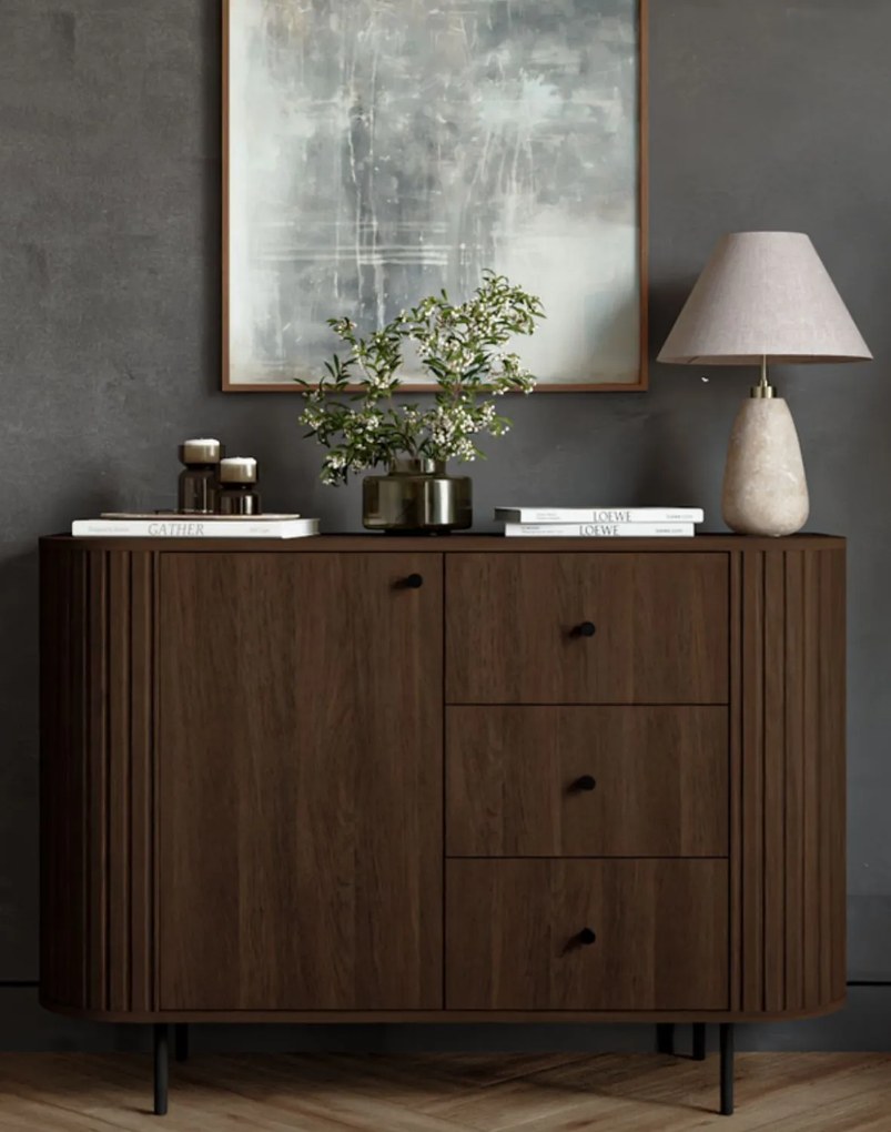 Komoda Ovalio Dub Dunin (1F3S, Typ 813)