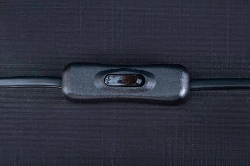 Stolná lampa ryba Crowntail 65cm čierna červená