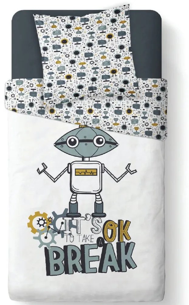 TODAY KIDS obliečka 100% bavlna Brake 140x200/63x63 cm