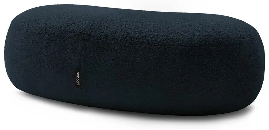 Tmavomodrá podnožka z textílie bouclé Saint-Germain – Bobochic Paris