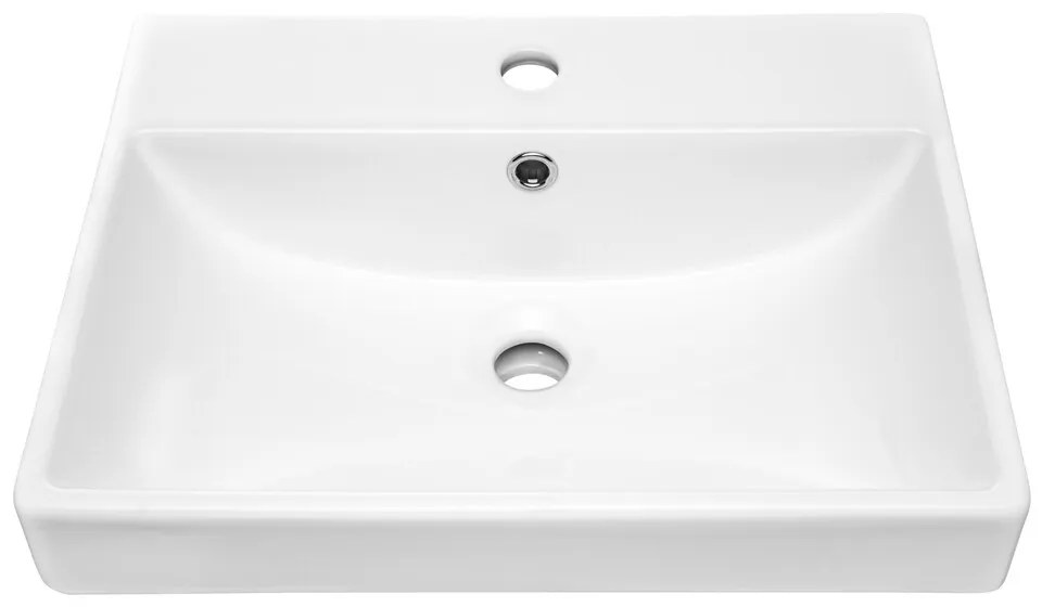 Keramické umývadlo Rita GW-50 biela lesklá