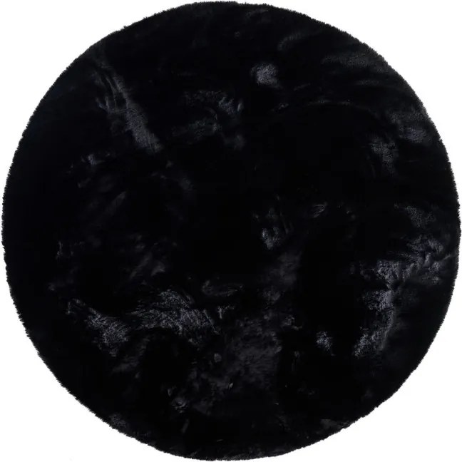 Koberec Angelo čierny kruh