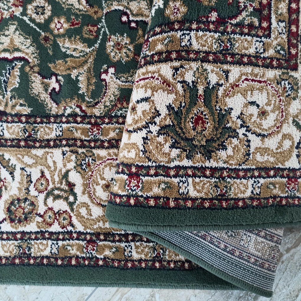 DY Zelený koberec s ornamentami Exclusiv 02N Rozmer: 200x300 cm