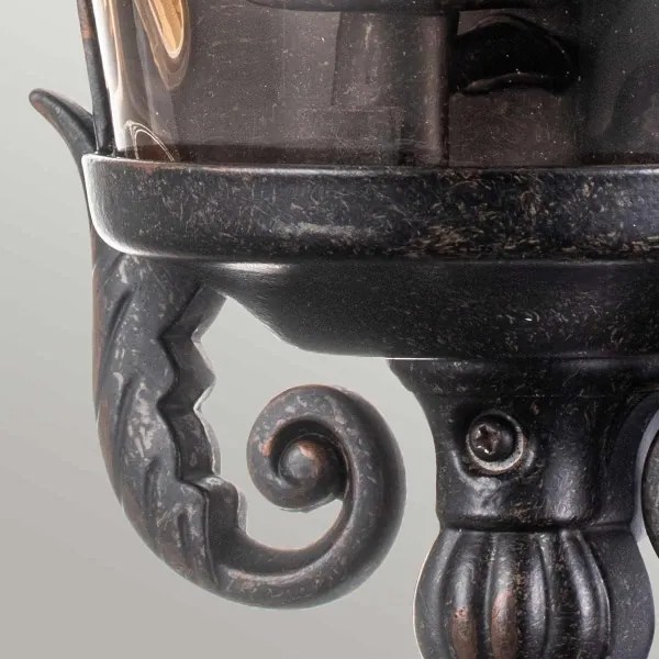 Elstead BT7-M - Vonkajšie nástenné svietidlo BALTIMORE 1xE27/60W/230V IP44 bronzové