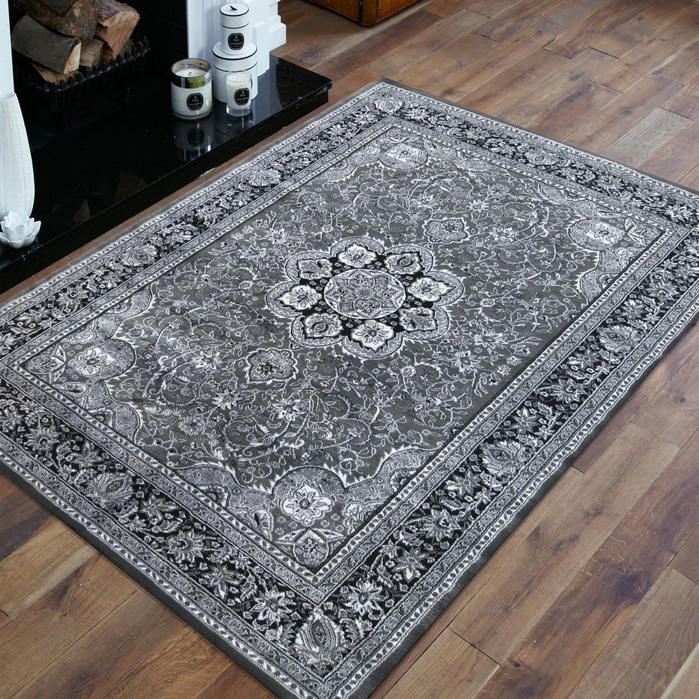 DY Sivý orientálny koberec Exclusiv 03 Rozmer: 160x220 cm