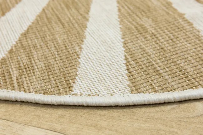 Detský obojstranný koberec BRUSSELS 206023/10820 béžový / krémový kruh