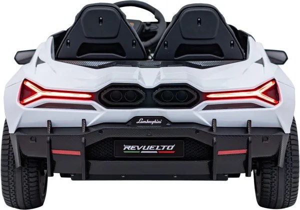 Elektrické autíčko Lamborghini Revuelto XL biele