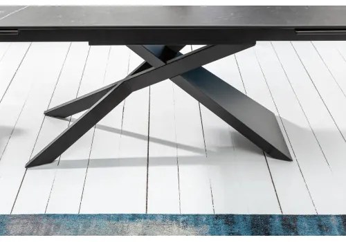 Rozkladací jedálenský stôl 40645 180/220/260 x 90cm Graphite Ceramik  - Komfort-nábytok