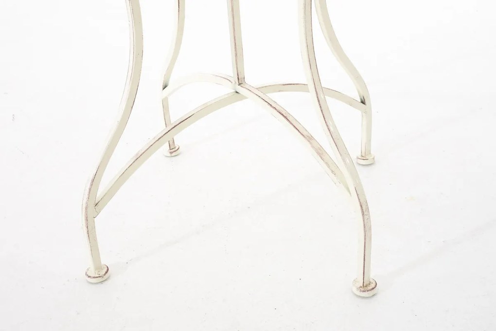 Kovový stôl GS19599 - Krémová antik