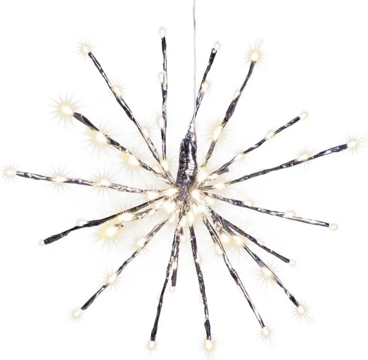 Nexos 33215 Vianočné osvetlenie - meteorický dážď - teplá biela, 40 cm 80 LED