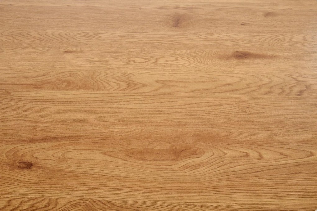 AKCIA Čierny jedálenský stôl s dubovou doskou NOCTURNE 120x120 II. akosť