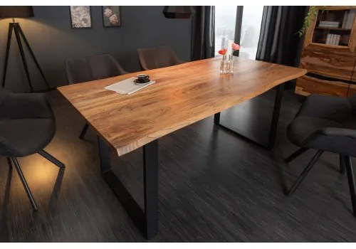 Jedálenský stôl 40048 180x90cm Masív drevo Divoká Acacia  - Komfort-nábytok