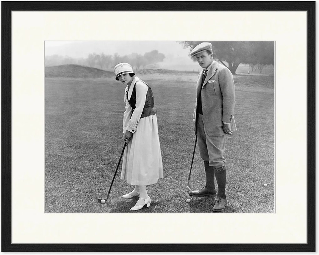 Fotografia v ráme Couple Golf, rôzne veľkosti