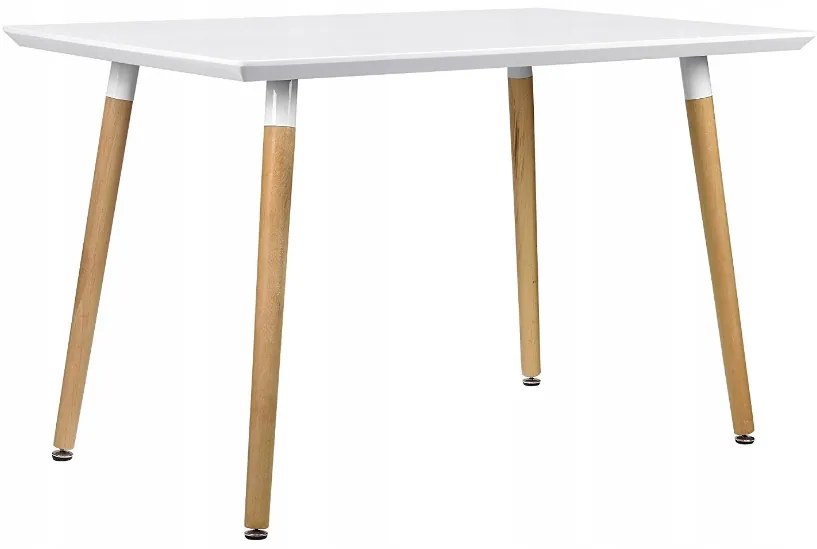 Bestent Jedálenský stôl WHITE MODERN 120 x 80 CM