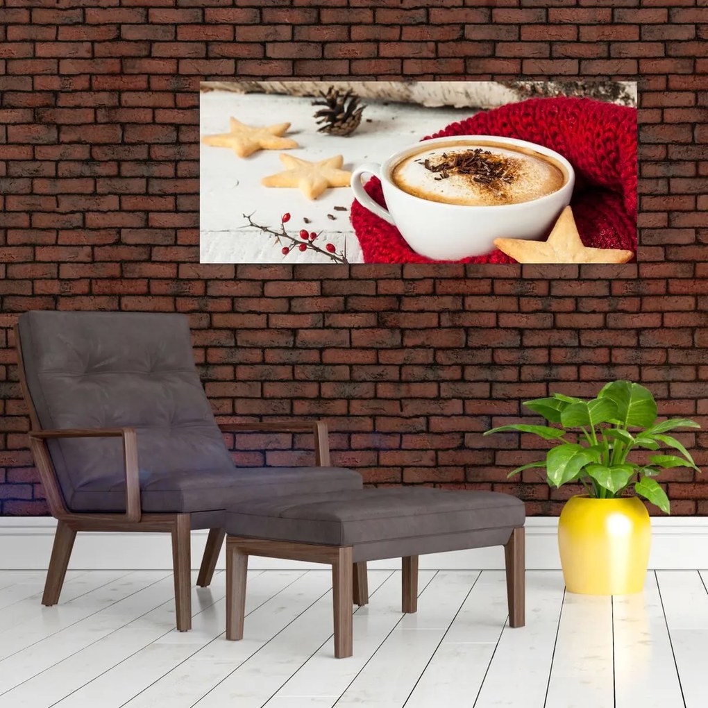 Obraz - Cappuccino (120x50 cm)