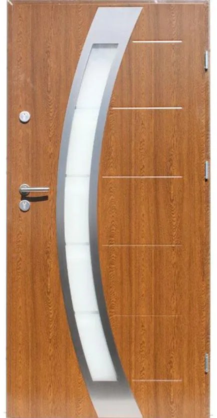 Dvere vchodové Cordoba 01 90P zlatý dub